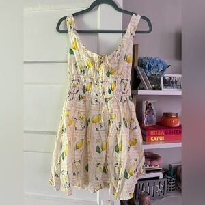 Petal and Pup Lemon Dress